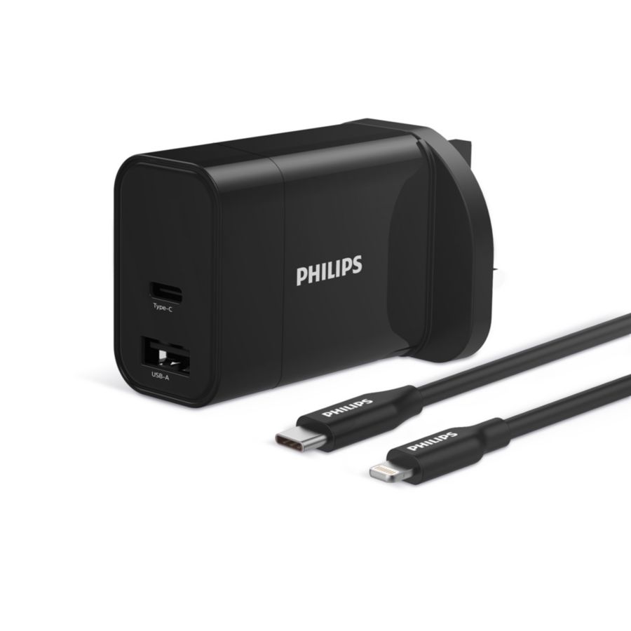 Wall charger 1C 1A ports