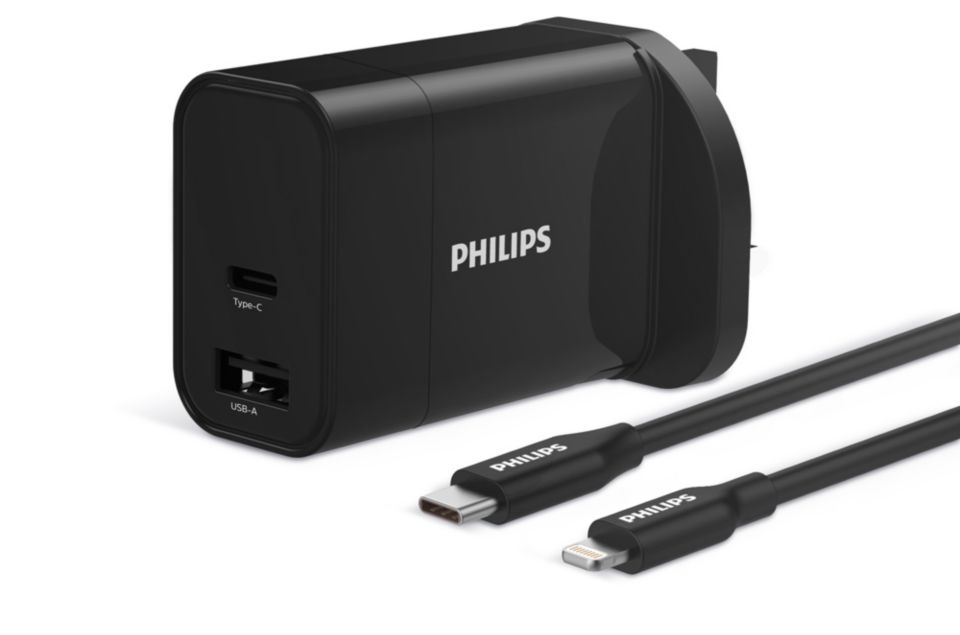 Wall charger 1C 1A ports