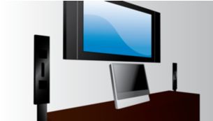 Altavoces Flat Panel ultradelgadoos para complementar la decoración de tu hogar