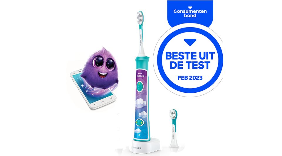 Aan het leren mei De Kamer For Kids Sonische, elektrische tandenborstel HX6322/04 | Sonicare