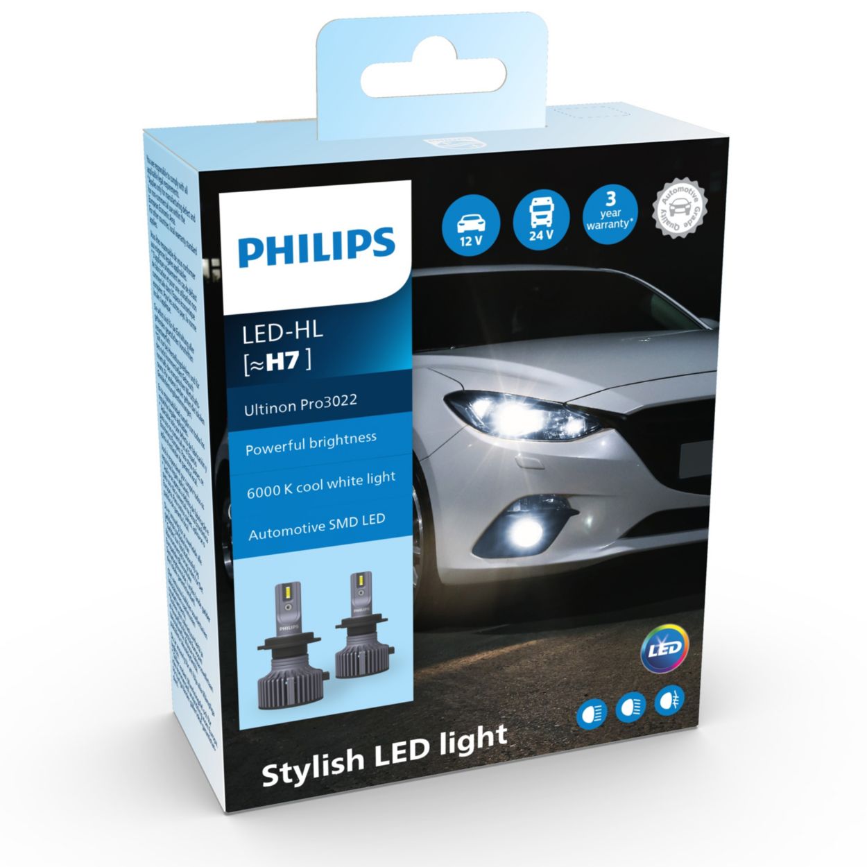 H7 led izzó szett Philips led 12-24V CANBUS