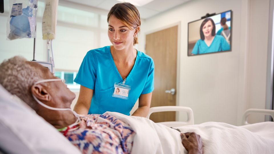 Doctor checking patient