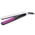 Cabello liso y brillante de forma sencilla