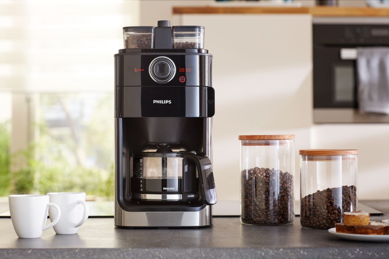 Cafetera Grind Brew Philips HD7767/00 Molinillo Integrado