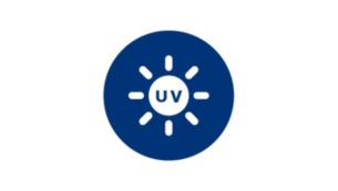 UV-C-valo tuhoaa 99,9 % viruksista ja bakteereista*1+2