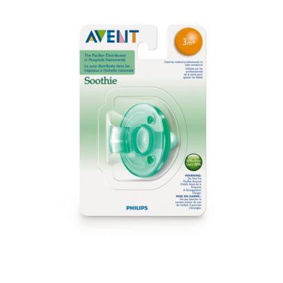 Pacifier distributed in Hospitals. BPA-Free
