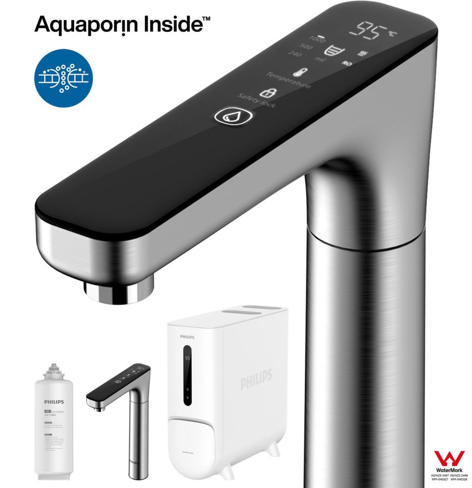 Purified water, from ambient to piping hot