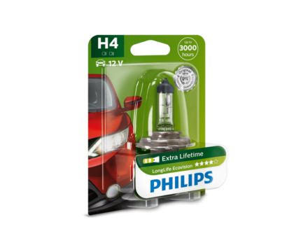 Ampoule de voiture Philips ECO VISION 12342LLECOB1 H4 P43t-38/55W