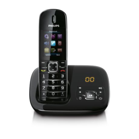 CD6851B/FR BeNear Téléphone fixe sans fil avec répondeur