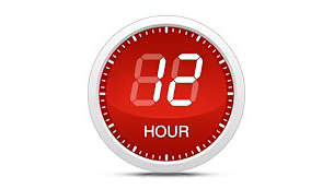 Cronometrul presetat de 12 ore asigură că orezul şi felurile de mâncare sunt gata la timp