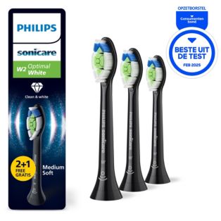 Sonicare Optimal White Set van 2+1 opzetborstels