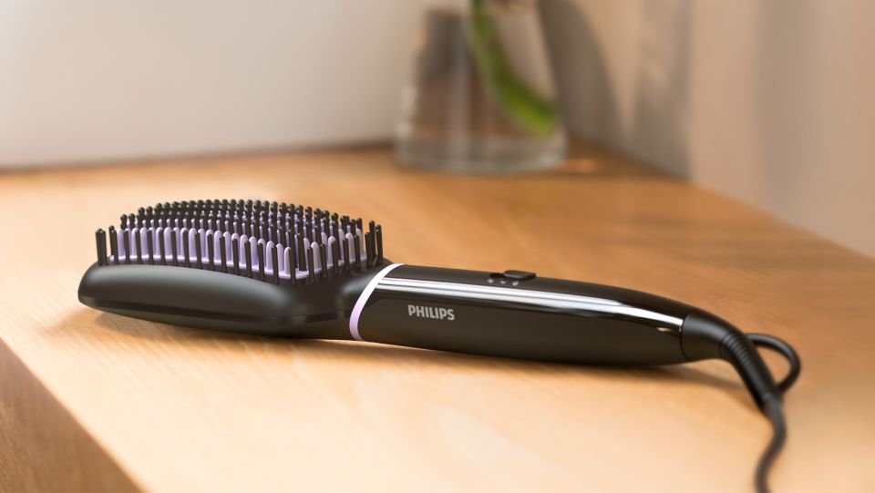 Philips Bhh880/00, Brosse Lissante Pour Des Cheveux Lisses Tout En Douceur  Et En Un à Prix Carrefour