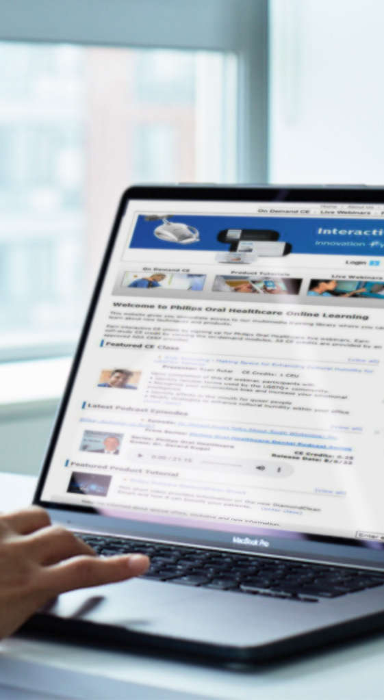 Computer screen of webinar