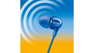 Big bass and clear sound through efficient drivers