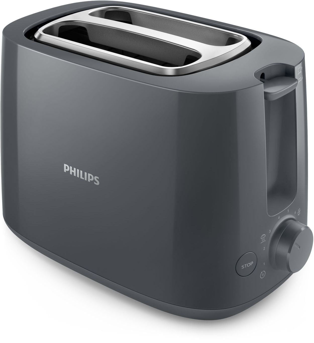 Tostador Philips Daily HD2581/00 con rejilla calientabollos integrada