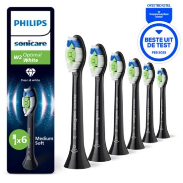 Philips Sonicare Optimal White Set van 6 opzetborstels