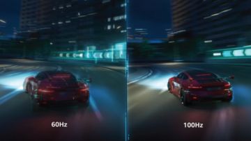 100 Hz fast refresh