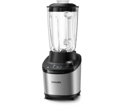 Philips Frullatore con Bicchiere Capacità 0,6 Litri Potenza 350 Watt +  Borraccia One Go + Mini tritatutto Capacità 350 ml - Daily Collection  HR2874/00