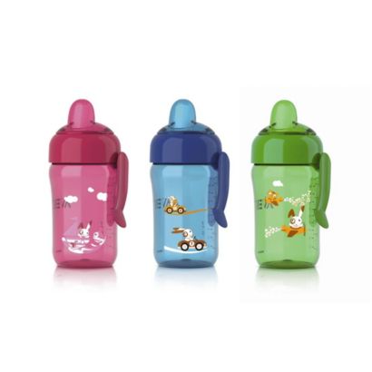 A válvula antivazamento mantém o copo limpo em qualquer lugar