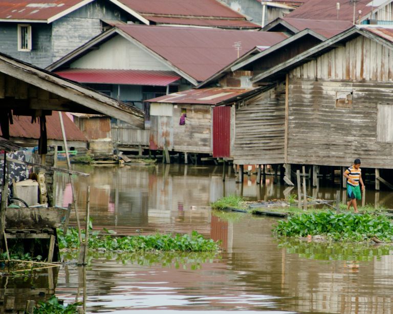 River in Kutai Kartanegara