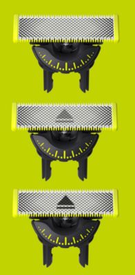 What does the triangular symbol [Vd1.1]on my OneBlade blade mean?