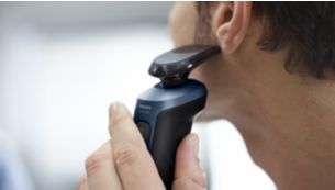 Opzetbare trimmer voor het perfect trimmen van snor en bakkebaarden