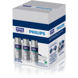NIVEA 3 skūšanās balzamu iepakojums