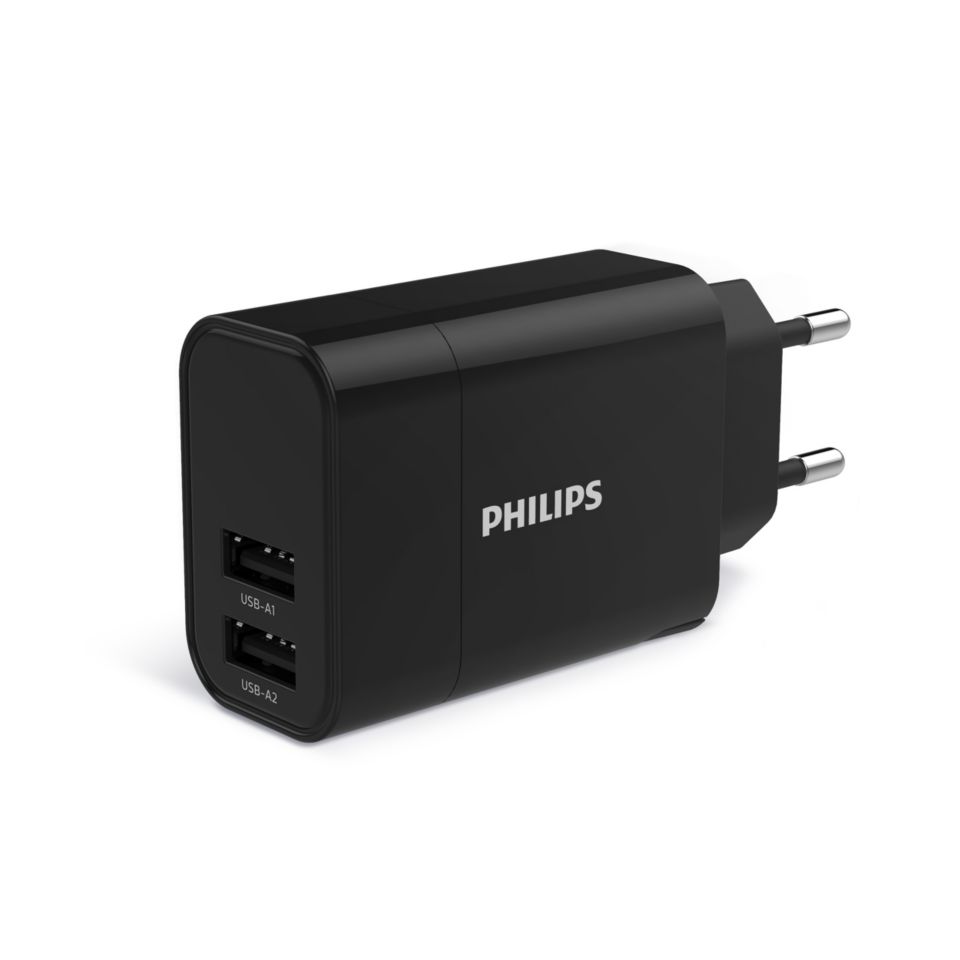 Kaksik-USB seinalaadija