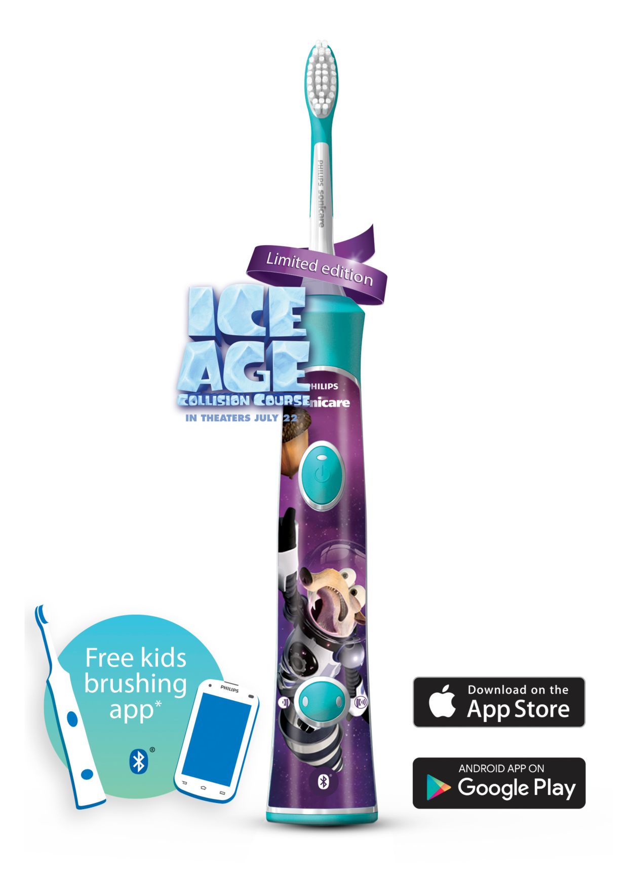 For Kids electric toothbrush HX6321/05 | Sonicare