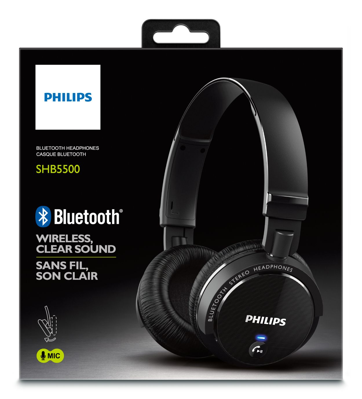 Philips shb5500bk wireless bluetooth headphones new arrivals