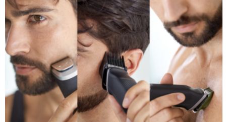 12 pieces to trim your face and head