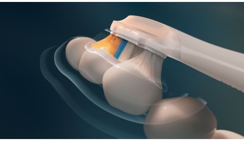 Automatically adjusts based on your brushing behaviour