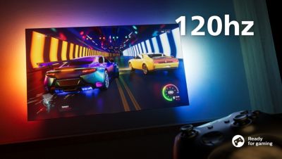 لتبدأ اللعبة! 120 هرتز. معدل التحديث المتغير (VRR)، وFreeSync، ومدة التأخر المنخفضة للغاية.