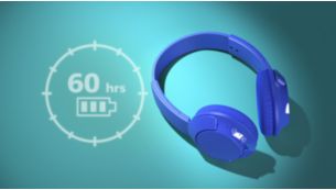 Up to 60 hours play time with quick charging