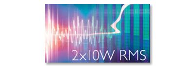 20 W RMS total output power
