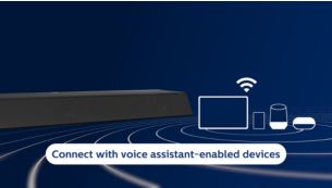 智慧型 soundbar。可搭配您最愛的 AI 語音助理使用