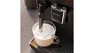 Delicious milk froth thanks to the classic milk frother