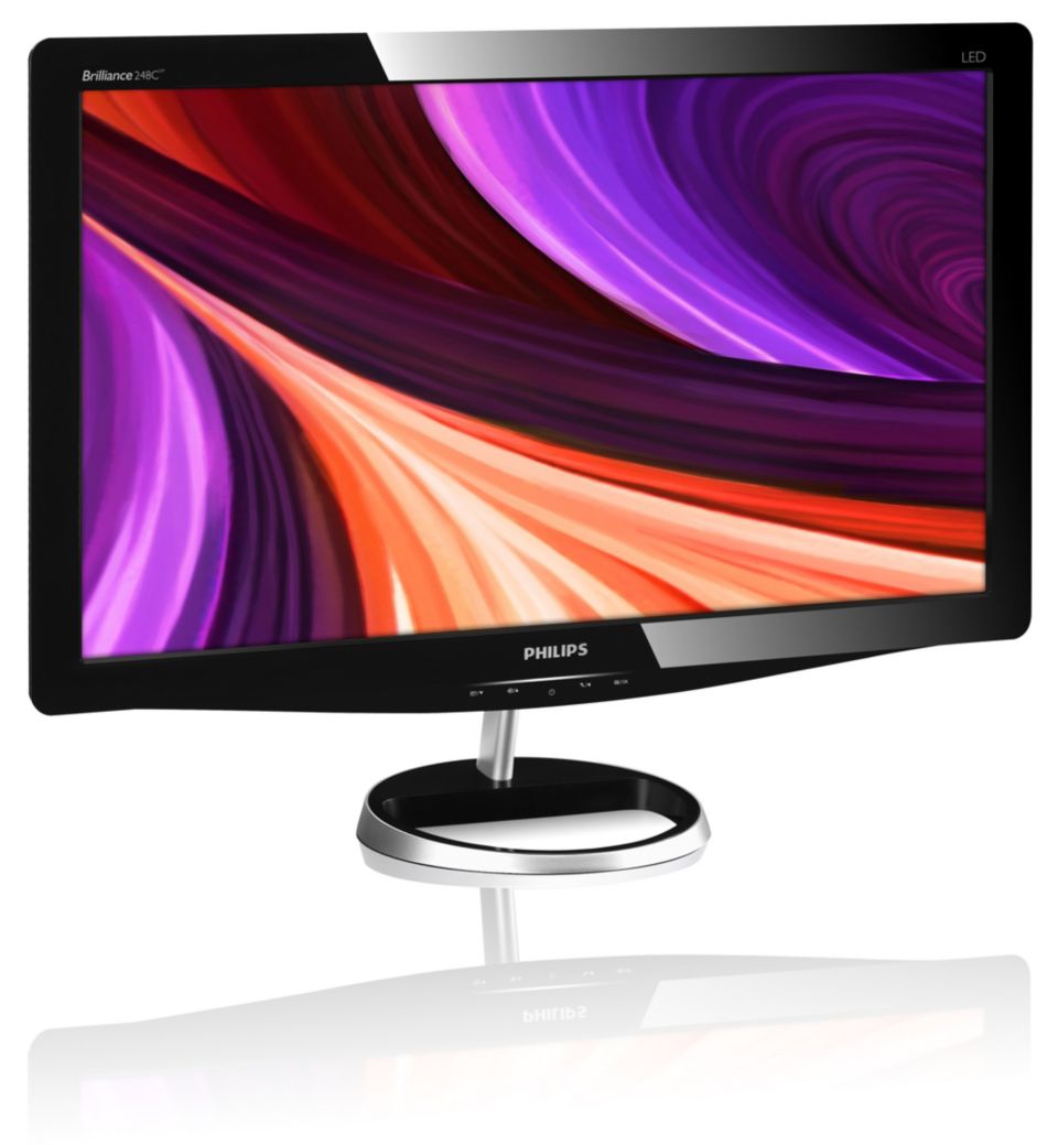 Brilliance LED monitor 248C3LHSB/00 | Philips