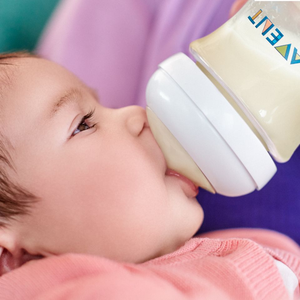 Latch store feeding bottle