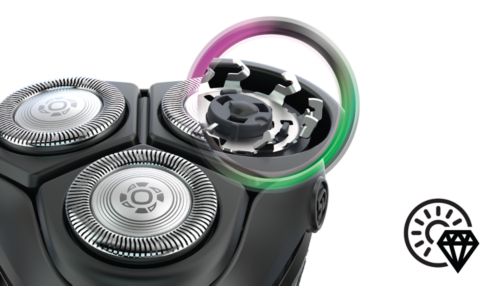 Glides over skin for a comfortable, even shave