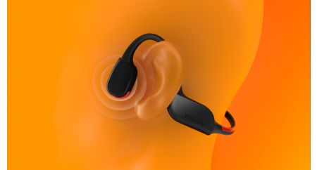 Sound without earphones. Open-ear design
