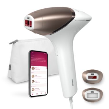 IPL Hair removal device with SenseIQ