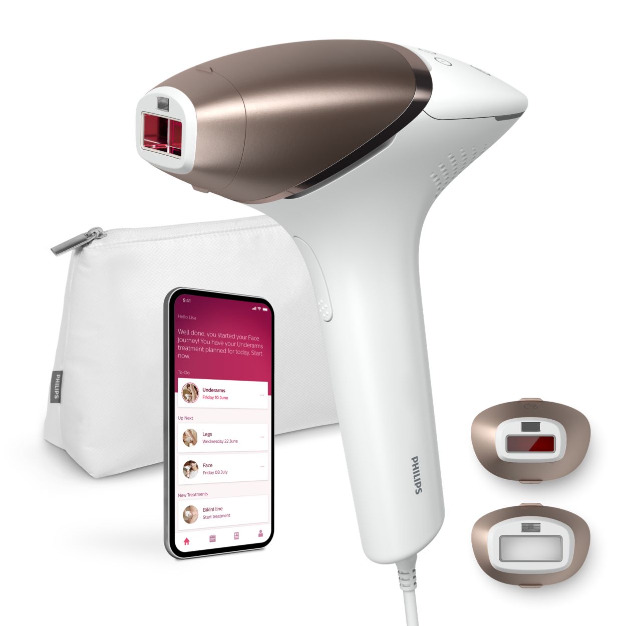Philips Lumea BRI945/00 8000 Series Corded IPL Hair Remover with 2  attachments for Body 