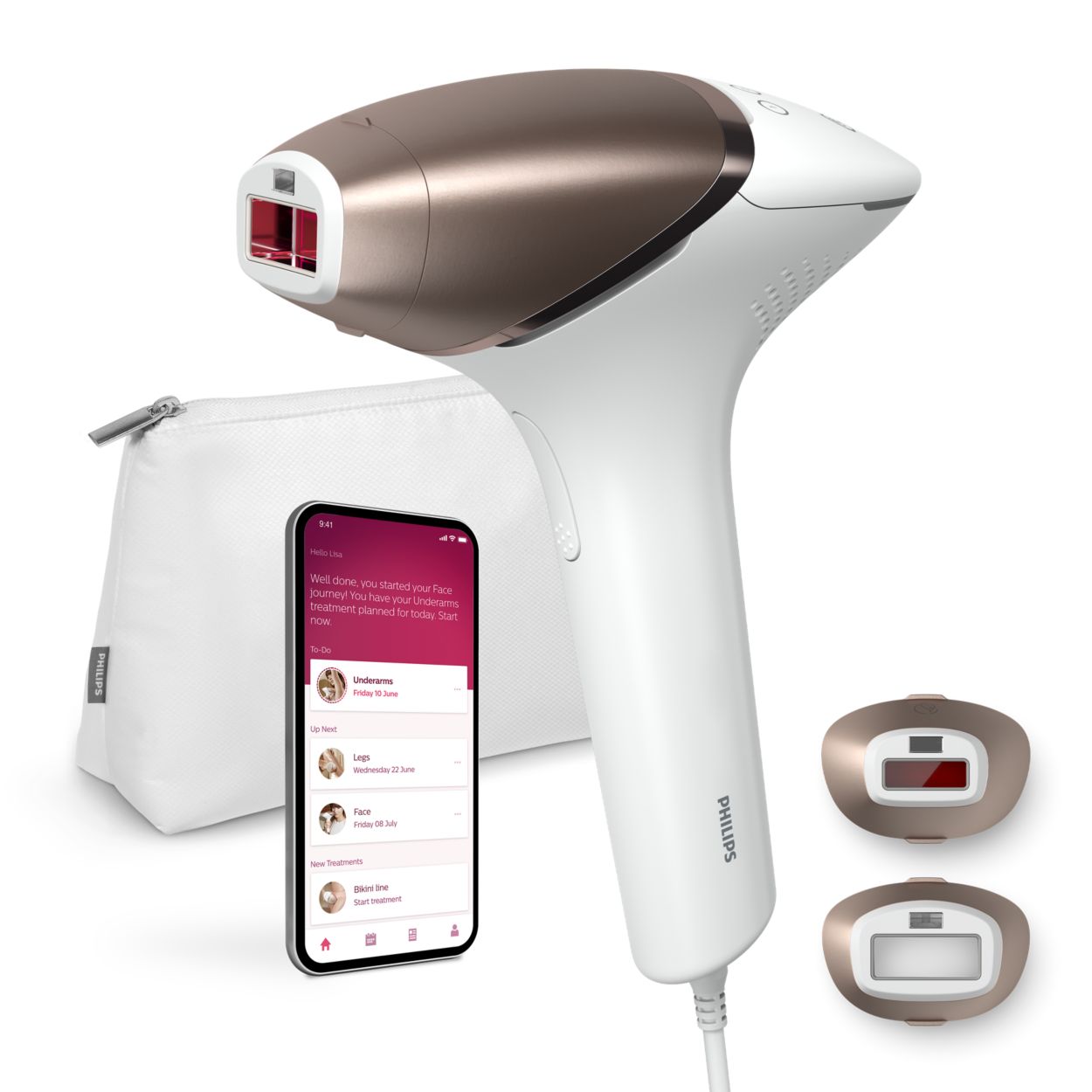 Lumea IPL 8000 Series IPL Hair removal device with SenseIQ BRI945