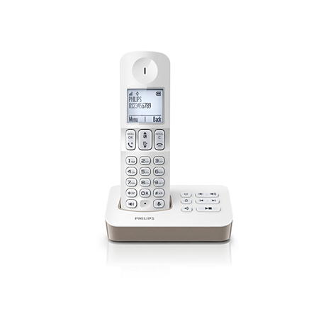 D4051WC/38  Schnurloses Telefon mit Anrufbeantworter