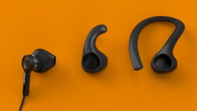 Detachable ear hooks. Soft detachable wing tips