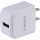 Chargeur c.a. ou port USB, 1 port de 1,0 A, blanc