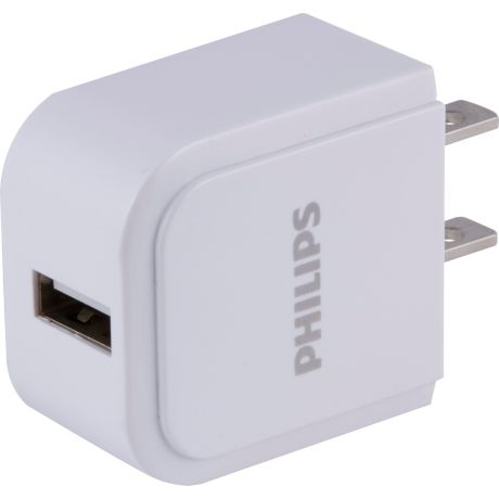 DLP2409/37  AC USB-oplader, 1,0 A, één poort, wit