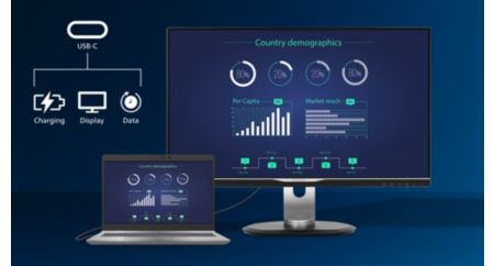 Monitor USB-C モニター 24E1N3300A/11 | Philips