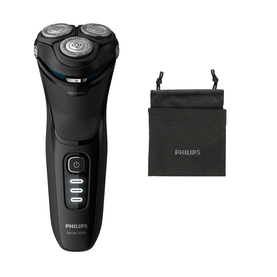 Shaver series 3000 Wet & elektrisch scheerapparaat, 3000 S3233/52 | Philips